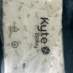 Kyte BABY White Sleep Bag with Green Dragonfly Design